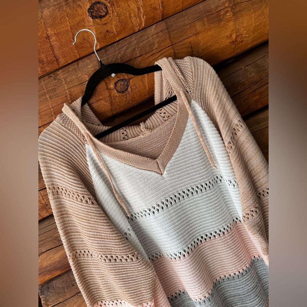 Unbranded size 4x Elegant V-Neck Striped Sweater - Picture 3 of 4